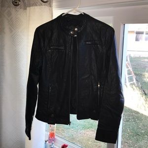 Black biker jacket